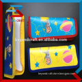 good price PP plastic sliding zipper pencil box zipper pencil bag